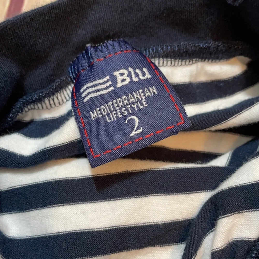 🌸 Blu Mediterranean Lifestyle Striped Romper_4